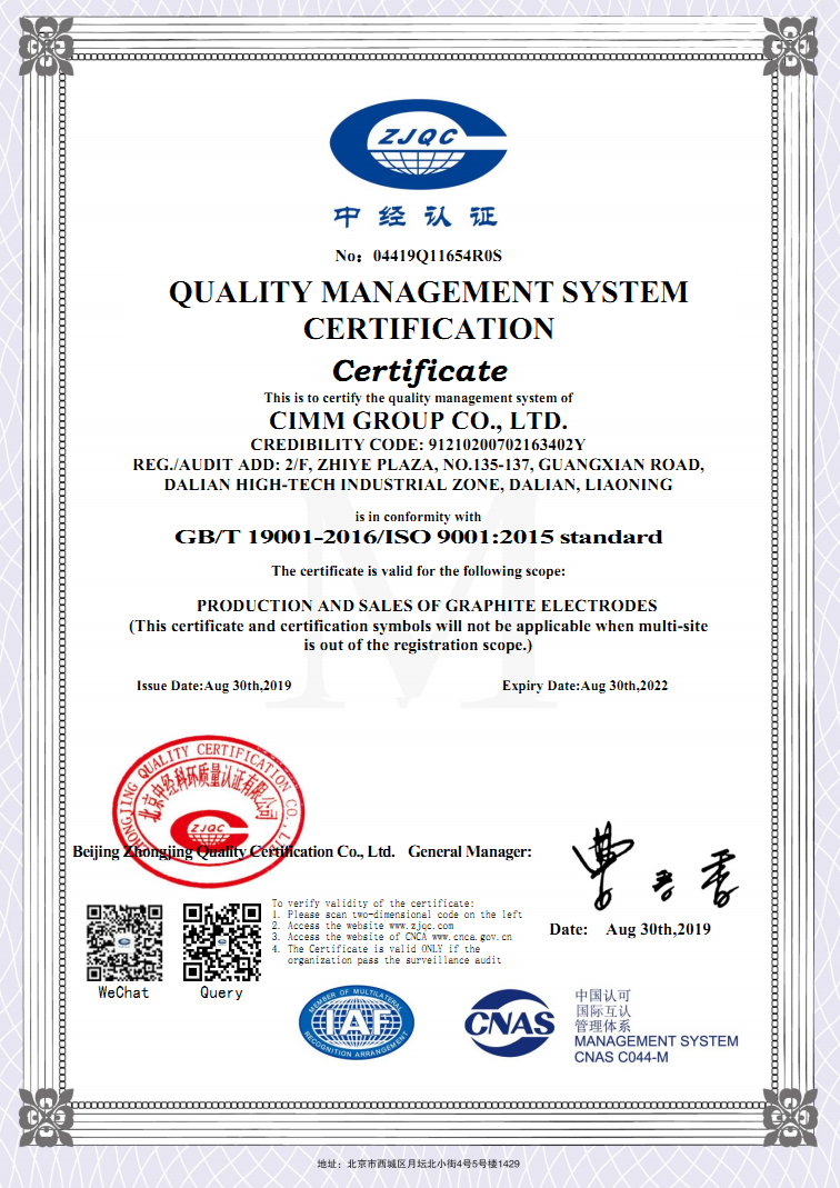 iso certification