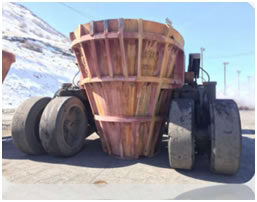 Environment-friendly welding slag pot