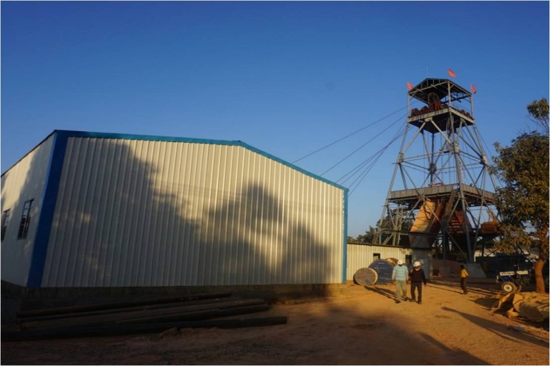 Underground development of Malanjkhand copper mine in India